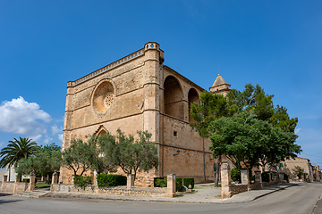 Image showing Church of Sant Pere, Petra. Mallorca. Balearic Islands Spain.