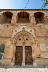 Image showing Church of Sant Pere, Petra. Mallorca. Balearic Islands Spain.