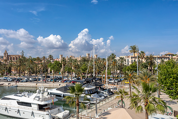 Image showing Palma de Mallorca port. Balearic Islands Mallorca Spain.