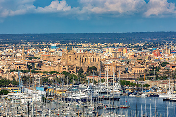 Image showing Palma de Mallorca cityscape. Balearic Islands Mallorca Spain.