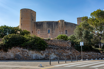 Image showing Bellver Castle in Palma de Mallorca, Balearic Islands Mallorca Spain.