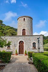 Image showing Moli des Vent de Son Tomas, Valldemossa, Balearic Islands Mallorca Spain.