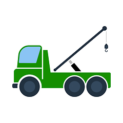 Image showing Car Towing Truck Icon