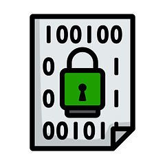 Image showing Data Security Icon