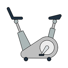 Image showing Icon Of Exercise Bicycle