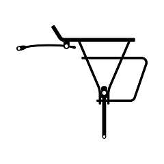 Image showing Bike Luggage Carrier Icon