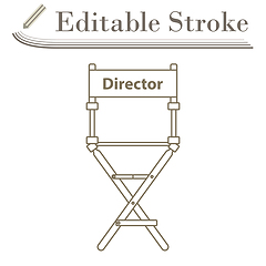Image showing Director Chair Icon