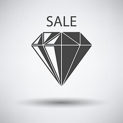 Image showing Dimond With Sale Sign Icon