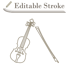 Image showing Violin Icon