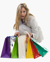 Image showing Happy shopper