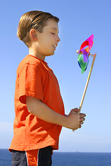 Image showing Pinwheel in the breeze