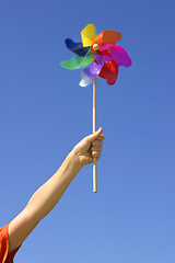 Image showing Spinning Windmill