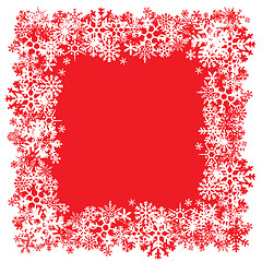 Image showing Snowflakes Layout