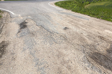 Image showing sandy road for cars