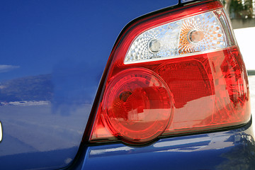 Image showing Car rear lights