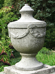 Image showing Granite urn