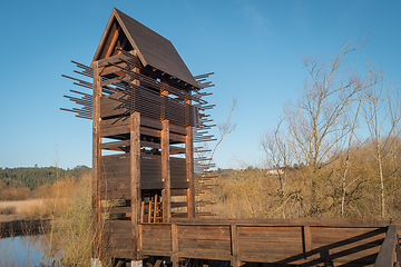 Image showing Bird observation tower