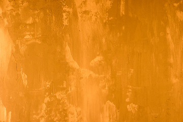 Image showing Yellow concrete background