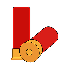 Image showing Icon Of Ammo From Hunting Gun