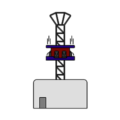 Image showing Free-fall Ride Icon