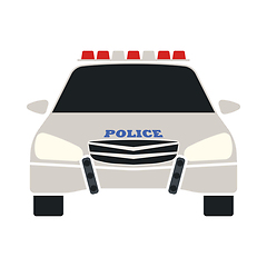 Image showing Police Car Icon