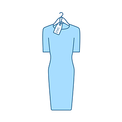 Image showing Dress On Hanger With Sale Tag Icon