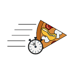 Image showing Pizza Delivery Icon