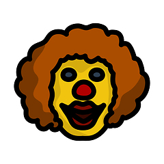 Image showing Party Clown Face Icon