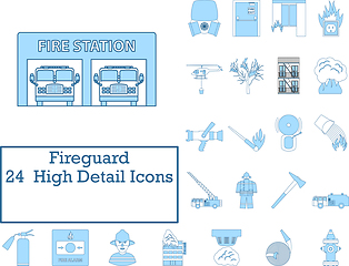 Image showing Fireguard Icon Set