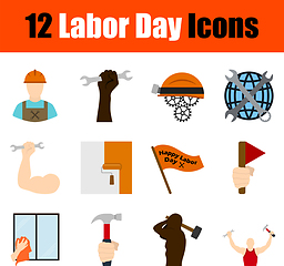 Image showing Labor Day Icon Set