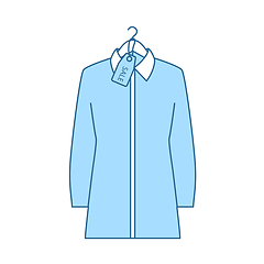 Image showing Blouse On Hanger With Sale Tag Icon