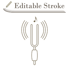 Image showing Tuning Fork Icon