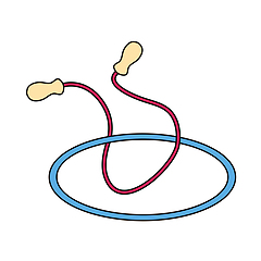 Image showing Icon Of Jump Rope And Hoop