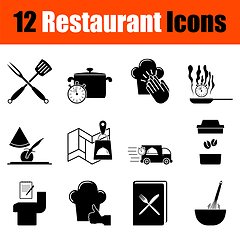 Image showing Restaurant Icon Set