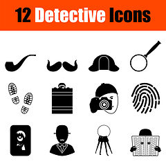 Image showing Detective Icon Set