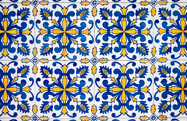 Image showing Old ceramic tiles