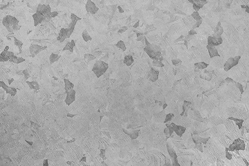 Image showing Grey zinc texture