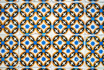 Image showing Old ceramic tiles