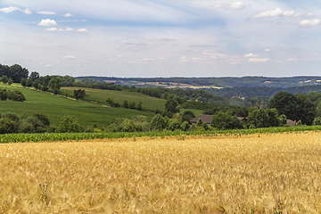 Image showing around Jagst Valley in Hohenlohe