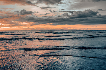 Image showing Idyllic sunset landscape. Tarcoles, Costa Rica