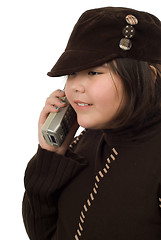 Image showing Girl Talking On The Phone