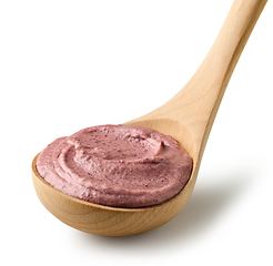 Image showing mashed red beans hummus