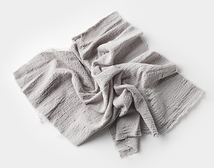 Image showing crumpled cotton napkin