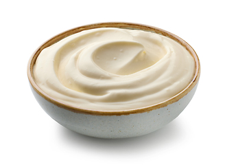 Image showing bowl of sour cream