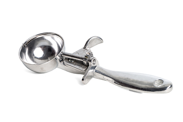 Image showing Metal ice cream scoop