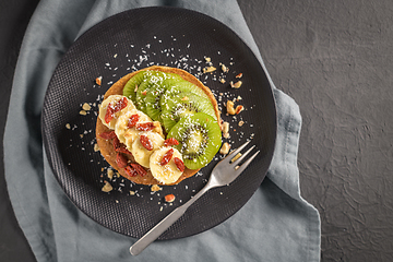 Image showing Healthy breakfast table