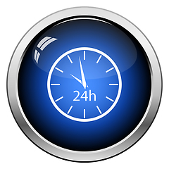 Image showing 24 Hours Clock Icon