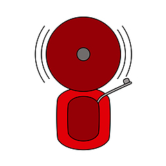 Image showing Fire Alarm Icon