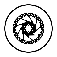 Image showing Bike Brake Disc Icon