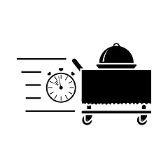 Image showing Fast Room Service Icon